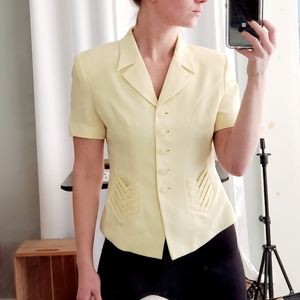80's Vintage | Stewardess Buttondown Blouse
